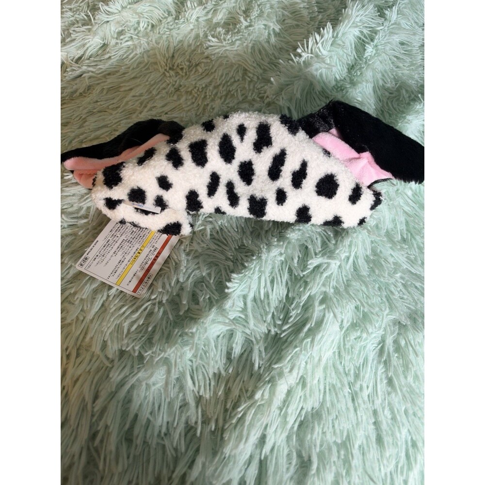 Tokyo Disney Resort Hair Band 101 Dalmatian Pattern Headband Fuzzy New